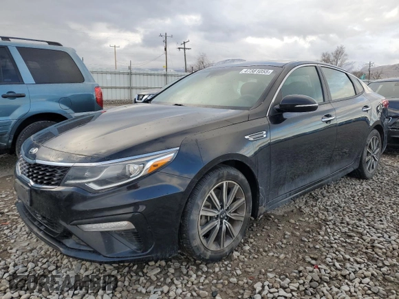 2019 Kia Optima LX with VIN 5XXGT4L38KG354515, listed as a Copart auction lot 47381055 with 126,588 mi miles and Salvage title. Bid and sale history available at DreamBid. Image 1.