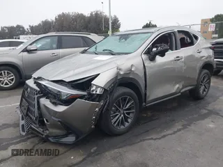 2022 Lexus NX 350 Premium with VIN 2T2GGCEZ8NC002364, listed as a IAAI auction lot 41871979 with 8,575 mi miles and . Bid and sale history available at DreamBid. Image 2.