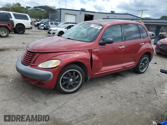 2001 Chrysler PT Cruiser with VIN 3C4FY4BB61T322834, listed as a Copart auction lot 71185164 with 182,733 mi miles and Salvage Title. Bid and sale history available at carsss.com. Image 1.