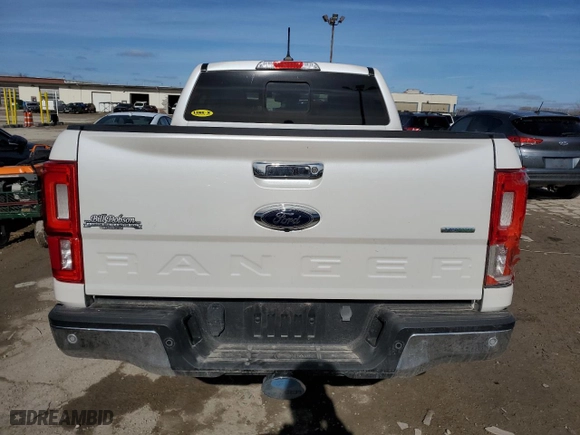 2019 Ford Ranger XL with VIN 1FTER4FH5KLA54430, listed as a Copart auction lot 43701485 with 58,607 mi miles and Salvage Title. Bid and sale history available at carsss.com. Image 6.