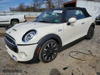 2019 MINI Convertible Cooper S with VIN WMWWG9C51K3E39856, listed as a Copart auction lot 50125435 with 41,040 mi miles and Salvage Title. Bid and sale history available at carsss.com. Image 1.