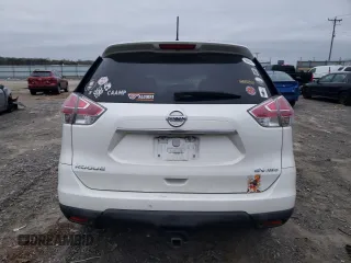 2015 Nissan Rogue SV with VIN 5N1AT2MVXFC805004, listed as a Copart auction lot 51209135 with 125,639 mi miles and Salvage Title. Bid and sale history available at DreamBid. Image 6.