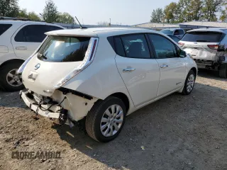 2016 Nissan LEAF S with VIN 1N4BZ0CP8GC314257, listed as a Copart auction lot 70589484 with 51,533 mi miles and Salvage Title. Bid and sale history available at carsss.com. Image 3.