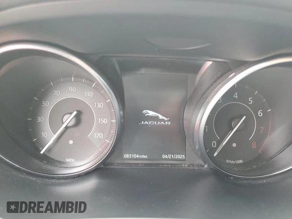 2018 Jaguar E-Pace S with VIN SADFJ2FX7J1Z10154, listed as a Copart auction lot 53892395 with 83,104 mi miles and Clean Title. Bid and sale history available at DreamBid. Image 9.