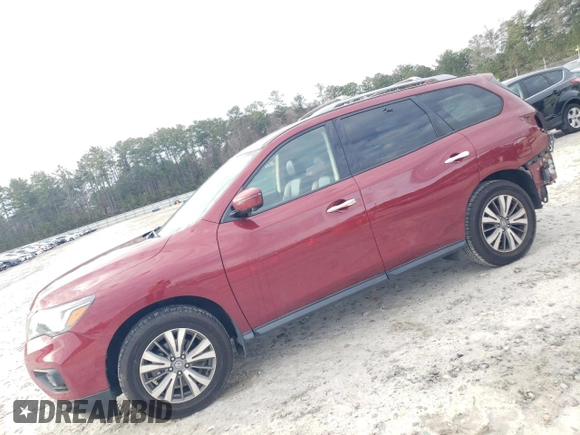 2020 Nissan Pathfinder SL z VIN 5N1DR2CN8LC647349, wystawiony jako Copart lot #44311305 z przebiegiem 65 588 mil mil oraz Szkoda całkowita • Salvage title. Historia ofert i sprzedaży dostępna na DreamBid. Obrazek 1.