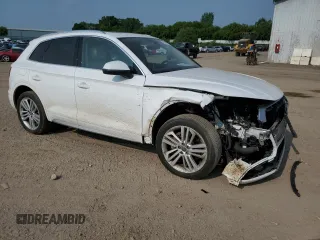 2018 Audi Q5 Prestige with VIN WA1CNAFY4J2023458, listed as a Copart auction lot 59490725 with 33,715 mi miles and Salvage title. Bid and sale history available at DreamBid. Image 4.