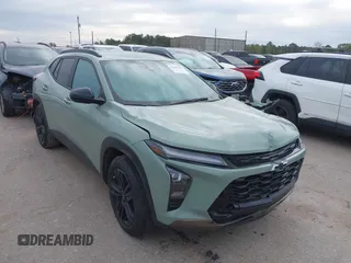 2025 Chevrolet Trax ACTIV with VIN KL77LKEP9SC009947, listed as a IAAI auction lot 41269360 with Not Provided miles. Bid and sale history available at carsss.com. Image 1.
