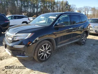 2021 Honda Pilot Touring 8-Passenger with VIN 5FNYF6H93MB051720, listed as a Copart auction lot 47023025 with 66,993 mi miles and Salvage title. Bid and sale history available at DreamBid. Image 1.