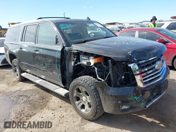 2016 Chevrolet Suburban LT with VIN 1GNSKHKC4GR275389, listed as a IAAI auction lot 41796216 with 144,776 mi miles and . Bid and sale history available at DreamBid. Image 1.