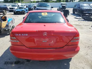 2002 Mercedes-Benz SLK 320 with VIN WDBKK65F62F246665, listed as a Copart auction lot 61410145 with Not provided miles and Salvage title. Bid and sale history available at DreamBid. Image 6.