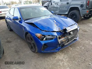 2020 Genesis G70 3.3T with VIN KMTG34LEXLU049127, listed as a IAAI auction lot 41376324 with 38,539 mi miles and . Bid and sale history available at DreamBid. Image 6.