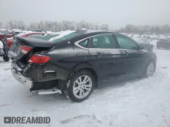 2015 Chrysler 200 Limited z VIN 1C3CCCAB2FN527267, wystawiony jako Copart lot #58697625 z przebiegiem 142 170 mil mil oraz Szkoda całkowita • Salvage title. Historia ofert i sprzedaży dostępna na DreamBid. Obrazek 3.