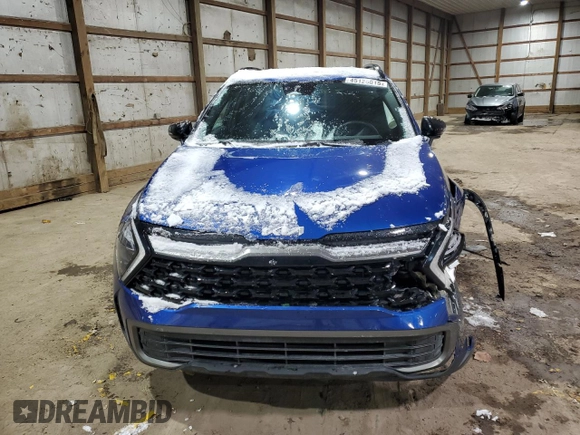 2023 Kia Sportage X-Line with VIN 5XYK6CAF7PG045310, listed as a Copart auction lot 45126015 with 46,819 mi miles and Salvage Title. Bid and sale history available at DreamBid. Image 5.