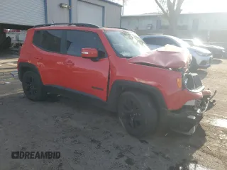 2018 Jeep Renegade Altitude with VIN ZACCJABBXJPH24174, listed as a Copart auction lot 50736845 with 87,712 mi miles and Salvage Title. Bid and sale history available at DreamBid. Image 4.