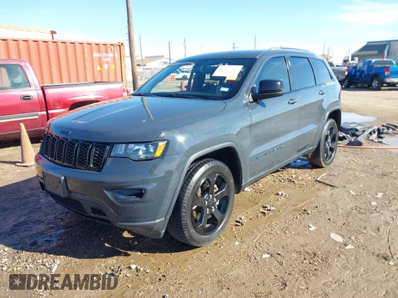 2018 Jeep Grand Cherokee Laredo E with VIN 1C4RJFAG4JC370502, listed as a IAAI auction lot 41342367 with 104,307 mi miles. Bid and sale history available at carsss.com. Image 20.