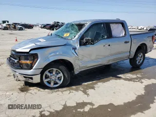2024 Ford F-150 XLT with VIN 1FTFW3LD4RFB87701, listed as a Copart auction lot 48955865 with 1,203 mi miles and Salvage Title. Bid and sale history available at carsss.com. Image 1.