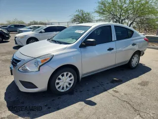 2015 Nissan Versa SV with VIN 3N1CN7AP6FL929658, listed as a Copart auction lot 59153155 with 89,093 mi miles and Salvage title. Bid and sale history available at DreamBid. Image 1.