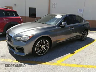 2015 Infiniti Q50 Premium z VIN JN1BV7AR3FM390743, wystawiony jako IAAI lot #41990093 z przebiegiem 91 350 mil mil oraz . Historia ofert i sprzedaży dostępna na DreamBid. Obrazek 2.