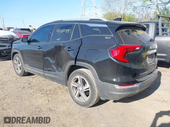 2020 GMC Terrain SLT with VIN 3GKALPEV1LL343386, listed as a IAAI auction lot 42102089 with 38,632 mi miles and . Bid and sale history available at DreamBid. Image 3.