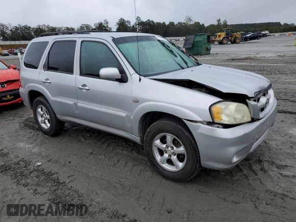2006 Mazda Tribute i with VIN 4F2YZ02Z26KM14821, listed as a Copart auction lot 71718434 with 318,841 mi miles and Salvage Title. Bid and sale history available at carsss.com. Image 4.