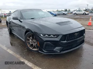 2024 Ford Mustang GT with VIN 1FA6P8CF5R5417110, listed as a IAAI auction lot 41975813 with 5,487 mi miles and . Bid and sale history available at DreamBid. Image 1.