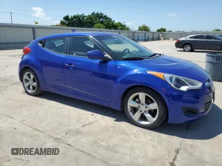 2012 Hyundai Veloster w/Gray Int with VIN KMHTC6AD6CU046448, listed as a Copart auction lot 53396415 with 131,567 mi miles and Clean title. Bid and sale history available at DreamBid. Image 4.