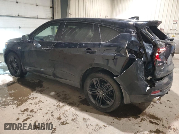 2024 Acura RDX w/A-Spec Package with VIN 5J8TC2H65RL801769, listed as a Copart auction lot 83235084 with 22,753 mi miles and Salvage title. Bid and sale history available at DreamBid. Image 2.