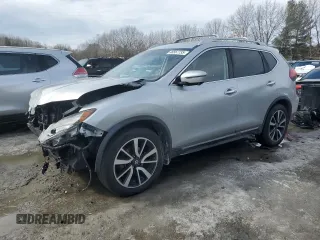 2017 Nissan Rogue SV z VIN JN8AT2MT7HW149353, wystawiony jako Copart lot #46567735 z przebiegiem 106 352 mil mil oraz Szkoda całkowita • Salvage title. Historia ofert i sprzedaży dostępna na DreamBid. Obrazek 1.