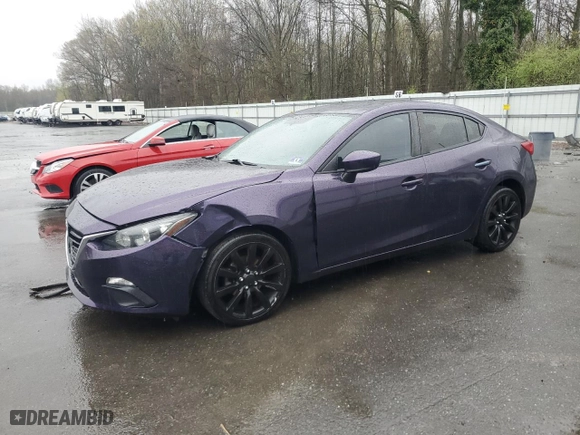 2016 Mazda Mazda3 i Sport with VIN JM1BM1T78G1314253, listed as a Copart auction lot 52074275 with 109,777 mi miles and Salvage Title. Bid and sale history available at carsss.com. Image 1.