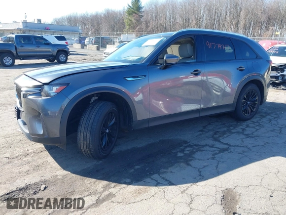 2024 Mazda CX-90 Preferred z VIN JM3KKBHA8R1180077, wystawiony jako IAAI lot #41774717 z przebiegiem 10 992 mil mil oraz . Historia ofert i sprzedaży dostępna na DreamBid. Obrazek 2.
