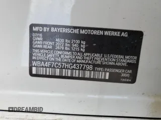 2017 BMW 4 Series 430i z VIN WBA4F7C57HG437798, wystawiony jako Copart lot #50675505 z przebiegiem 89 657 mil mil oraz Szkoda całkowita • Salvage title. Historia ofert i sprzedaży dostępna na DreamBid. Obrazek 12.