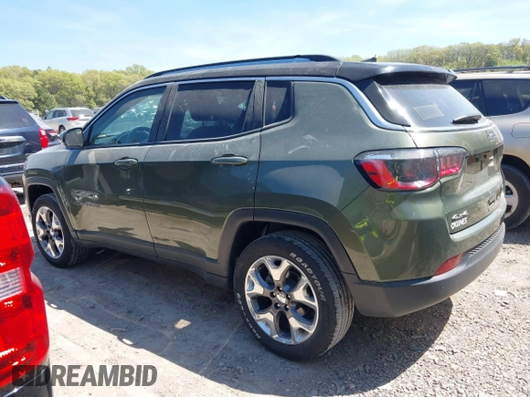 2021 Jeep Compass Limited with VIN 3C4NJDCB4MT599954, listed as a IAAI auction lot 42230778 with 112,647 mi miles and . Bid and sale history available at DreamBid. Image 3.