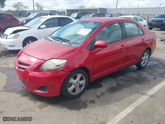 2008 Toyota Yaris with VIN JTDBT923881278081, listed as a IAAI auction lot 41906940 with 320,503 mi miles. Bid and sale history available at carsss.com. Image 17.
