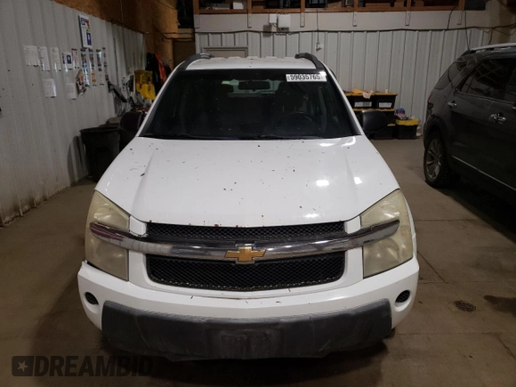 2006 Chevrolet Equinox LS z VIN 2CNDL23F766132379, wystawiony jako Copart lot #59035765 z przebiegiem 148 934 mil mil oraz Czysty tytuł • Clean title. Historia ofert i sprzedaży dostępna na DreamBid. Obrazek 5.