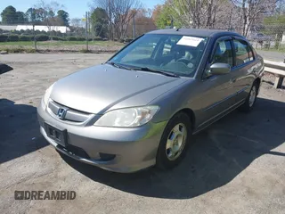 2004 Honda Civic with VIN JHMES966X4S021432, listed as a IAAI auction lot 41863664 with 213,261 mi miles. Bid and sale history available at carsss.com. Image 2.