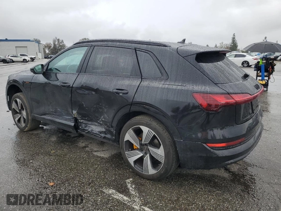 2023 Audi e-tron Premium Plus with VIN WA1LAAGE4PB024702, listed as a Copart auction lot 49175705 with 8,780 mi miles and Salvage title. Bid and sale history available at DreamBid. Image 2.