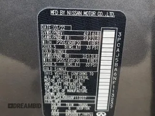 2022 Infiniti QX50 Luxe z VIN 3PCAJ5BA6NF113237, wystawiony jako Copart lot #42326275 z przebiegiem 44 538 mil mil oraz Szkoda całkowita • Salvage title. Historia ofert i sprzedaży dostępna na DreamBid. Obrazek 14.