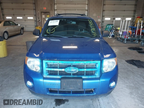 2011 Ford Escape XLT with VIN 1FMCU0D73BKA91356, listed as a IAAI auction lot 41765480 with 82,320 mi miles. Bid and sale history available at carsss.com. Image 12.