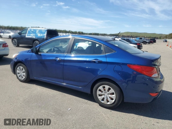 2015 Hyundai Accent GLS with VIN KMHCT4AE1FU905186, listed as a Copart auction lot 54892325 with 17,782 mi miles and Salvage Title. Bid and sale history available at DreamBid. Image 2.