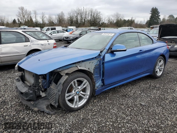 2014 BMW 4 Series 428i with VIN WBA3V7C58EJ872746, listed as a Copart auction lot 85334814 with 68,903 mi miles and Salvage title. Bid and sale history available at DreamBid. Image 1.