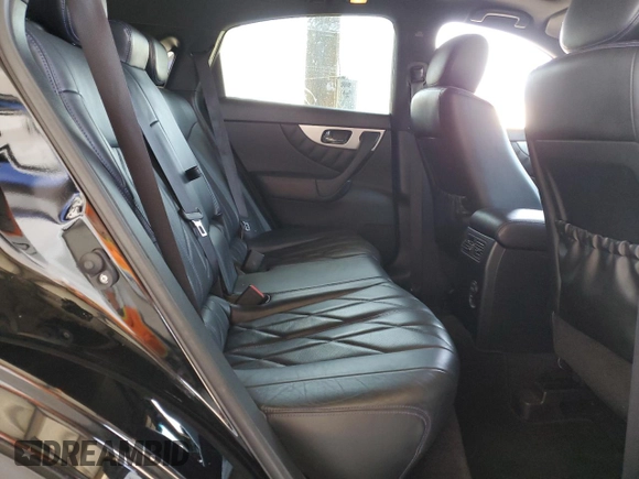 2015 Infiniti QX70 with VIN JN8CS1MW9FM482212, listed as a Copart auction lot 60725875 with 116,372 mi miles and Salvage title. Bid and sale history available at DreamBid. Image 10.