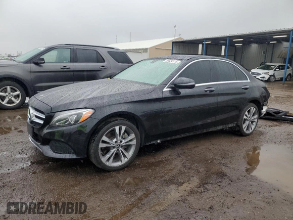 2018 Mercedes-Benz C 300 z VIN WDDWF4KB4JR415629, wystawiony jako Copart lot #59524115 z przebiegiem 59 459 mil mil oraz Czysty tytuł • Clean title. Historia ofert i sprzedaży dostępna na DreamBid. Obrazek 1.