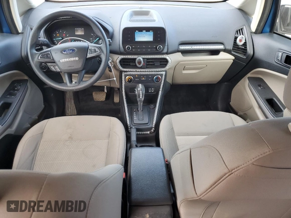 2020 Ford EcoSport S with VIN MAJ6S3FL2LC388428, listed as a Copart auction lot 46379035 with 71,025 mi miles and Salvage Title. Bid and sale history available at DreamBid. Image 8.