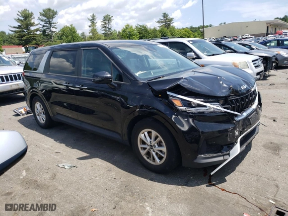 2022 Kia Carnival LXS with VIN KNDNB4H34N6161672, listed as a Copart auction lot 57750174 with 23,220 mi miles and Salvage Title. Bid and sale history available at carsss.com. Image 4.