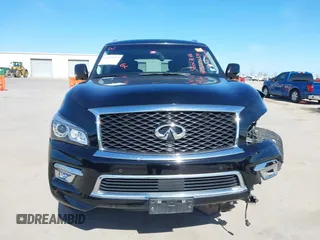 2016 Infiniti QX80 with VIN JN8AZ2NF5G9613566, listed as a IAAI auction lot 41820159 with 91,604 mi miles. Bid and sale history available at carsss.com. Image 12.
