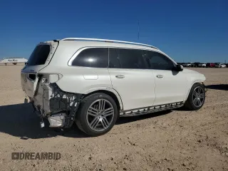 2021 Mercedes-Benz GLS with VIN 4JGFF5KE3MA497393, listed as a Copart auction lot 46513985 with 32,690 mi miles and Salvage Title. Bid and sale history available at carsss.com. Image 3.