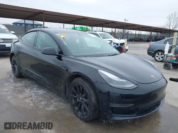 2022 Tesla Model 3 with VIN 5YJ3E1EA0NF191336, listed as a IAAI auction lot 41600441 with 126,671 mi miles and . Bid and sale history available at DreamBid. Image 1.