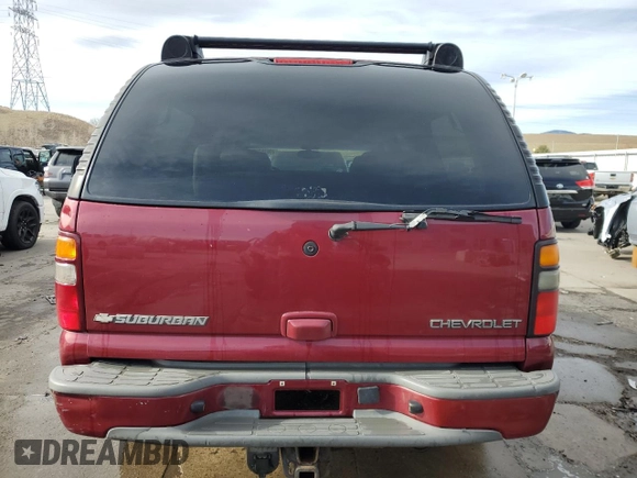 2005 Chevrolet Suburban Z71 with VIN 3GNFK16Z55G232975, listed as a Copart auction lot 49675205 with 319,956 mi miles and Salvage Title. Bid and sale history available at carsss.com. Image 6.