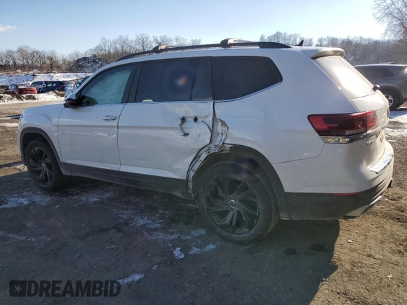 2023 Volkswagen Atlas 3.6L V6 SE w/Technology with VIN 1V2HR2CA7PC532989, listed as a Copart auction lot 42375345 with 24,026 mi miles and Salvage Title. Bid and sale history available at carsss.com. Image 2.
