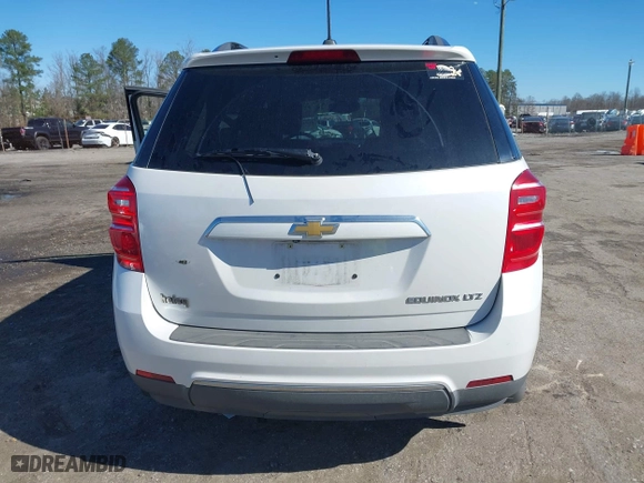 2016 Chevrolet Equinox LTZ with VIN 2GNALDEK8G1128022, listed as a IAAI auction lot 41843786 with 123,538 mi miles. Bid and sale history available at carsss.com. Image 16.